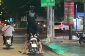 TP Vũng Tàu: 4 thanh thiếu niên trên 1 chiếc xe máy với nhiều lỗi vi phạm