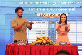 Xuân Son gây sốt tại lễ bốc thăm lịch thi đấu Giải bóng đá thiếu niên nhi đồng - Cúp Truyền hình BRT