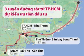 Ưu tiên làm 3 tuyến đường sắt từ TP.HCM