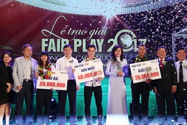 Ấn tượng lễ trao giải Fair Play 2017