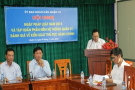 Ý nghĩa 'Ngày pháp luật' quận 10