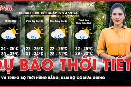 Dự báo thời tiết 12-4: Bắc và Trung Bộ không khí lạnh suy yếu, trời hửng nắng, Nam Bộ có mưa dông 