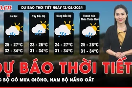 Dự báo thời tiết 12-5: Miền Bắc có mưa rào và giông; miền Nam tiếp tục nắng nóng gay gắt