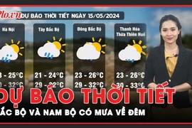 Dự báo thời tiết 15-5: Cảnh báo mưa rào rải rác về đêm tại Bắc Bộ và Nam Bộ