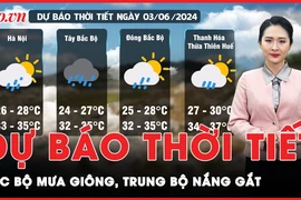 Dự báo thời tiết 3-6: Bắc Bộ hứng mưa giông, Trung Bộ tiếp tục nắng nóng gay gắt