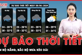 Dự báo thời tiết 8-6: Nam bộ nắng nóng, Bắc bộ mưa kéo dài cảnh báo ngập úng ở đô thị
