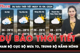 Dự báo thời tiết 19-6: Nam bộ cục bộ mưa to, Trung bộ nắng nóng gay gắt
