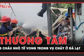 Mẹ khóa cửa ra ngoài thì nhà cháy, 3 cháu nhỏ tử vong thương tâm ở Đà Lạt