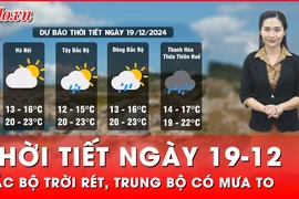Thời tiết ngày 19-12: Bắc Bộ trời rét đậm, rét hại; Trung Bộ tiếp tục hứng mưa rét