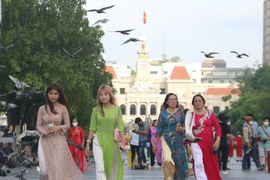 TP.HCM cấm phương tiện lưu thông vào đường Nguyễn Huệ để phục vụ Lễ hội Áo dài