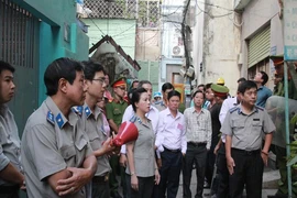 Quận Phú Nhuận cưỡng chế giao nhà cho người trúng đấu giá 