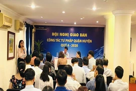 Sở Tư pháp TP.HCM tổ chức hội nghị giao ban tư pháp 