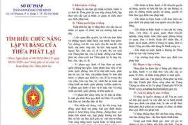 Không lập vi bằng ghi nhận hành vi chuyển quyền sử dụng đất 