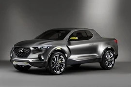 Lộ diện Hyundai Santa Cruz mới nâng cấp thiết kế