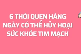 6 thói quen hàng ngày có thể hủy hoại sức khỏe tim mạch