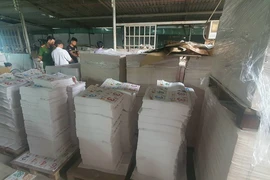 Phát hiện hàng ngàn bản in lậu tại một xưởng ở Củ Chi
