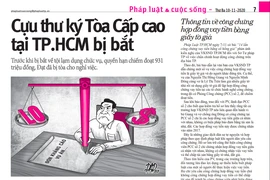 Thông tin mới vụ cựu thư ký toà Cấp cao tại TP.HCM bị bắt 