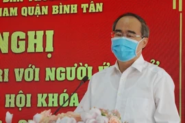 Ông Nguyễn Thiện Nhân cam kết các vấn đề dân sinh với cử tri