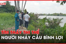 Video: Tìm thấy thi thể người đàn ông sau 2 ngày nhảy cầu Bình Lợi