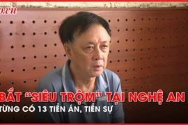 Bắt 'siêu trộm' từng có 13 tiền án, tiền sự 