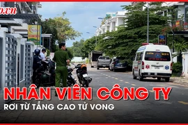 Một nhân viên công ty tử vong khi rơi từ trên cao xuống