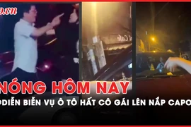 Nóng hôm nay: Thông tin mới vụ ô tô đẩy cô gái lên nắp cabo