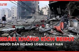 Israel không kích Beirut, hàng trăm người dân gấp rút rời bỏ nhà cửa