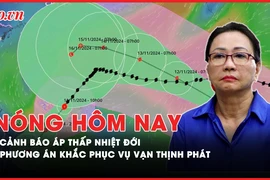 Nóng hôm nay: Cảnh báo áp thấp nhiệt đới, mưa to trên diện rộng; Phương án khắc phục hậu quả của Trương Mỹ Lan