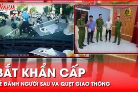 Video: Công an bắt khẩn cấp kẻ đánh người sau va quẹt giao thông trên đường Khánh Hội