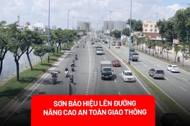 Sơn báo hiệu tốc độ lên mặt đường: Giải pháp mới cho an toàn giao thông 