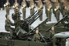 Ngoại ô thủ đô Triều Tiên dày đặc pháo phòng không
