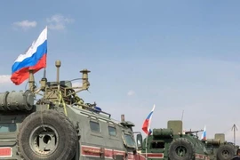 Xe bọc thép Nga bị đánh bom ở Syria, 3 người bị thương