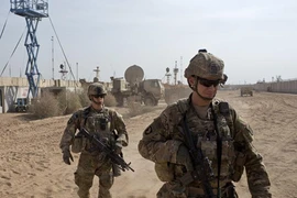 Lực lượng Mỹ ở Iraq. Ảnh: AP