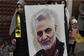 Người dân Iran phản đối vụ Mỹ giết chết Tướng Soleimani.