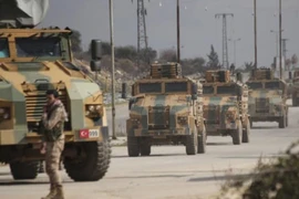 Xe quân sự Thổ Nhĩ Kỳ ở Idlib.