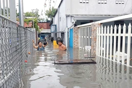 TP Thủ Đức nói gì về việc nắp cống bung, đường ngập sâu tại khu vực chợ Thủ Đức?