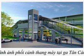 Khởi công lắp đặt thang máy tại 7 cầu vượt bộ hành tuyến metro số 1