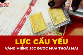 Vàng miếng SJC được ‘thả cửa’ cho người mua