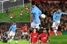 Siêu sao đốt đền, M.U thua thảm Man. City trong hiệp 1