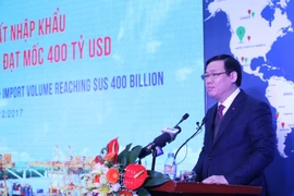 Năm 2017: Kim ngạch xuất nhập khẩu đạt hơn 400 tỉ USD