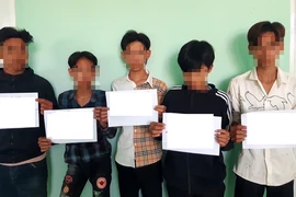Bắt nhóm thanh thiếu niên ở Kiên Giang trộm 6 xe máy 