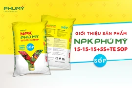 Phú Mỹ ra mắt sản phẩm mới 'NPK PHÚ MỸ 15-15-15+5S+TE SOP' 