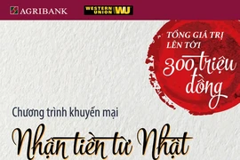 Agribank: Nhận tiền từ Nhật - Rinh quà thích thật