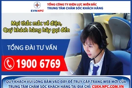Điện lực miền Bắc cảnh báo mạo danh tổng đài CSKH