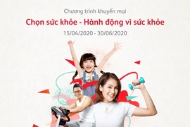 Prudential khuyến mại: “Chọn sức khỏe - Hành động vì sức khỏe”
