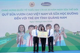 Vinamilk: mang niềm vui uống sữa cho 34.000 trẻ em Quảng Nam