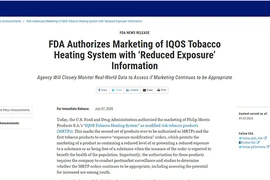 Thuốc lá làm nóng nào đang được FDA chấp thuận?