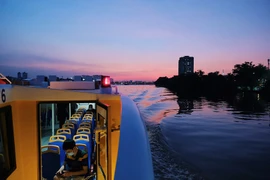 Thêm tuyến buýt sông buổi tối ở bến Bạch Đằng, TP.HCM