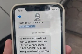 Cảnh giác thủ đoạn mạo danh ngân hàng gửi tin nhắn lừa đảo