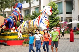Ấn tượng Hội hoa xuân Phú Mỹ Hưng Tết Nhâm Dần 2022